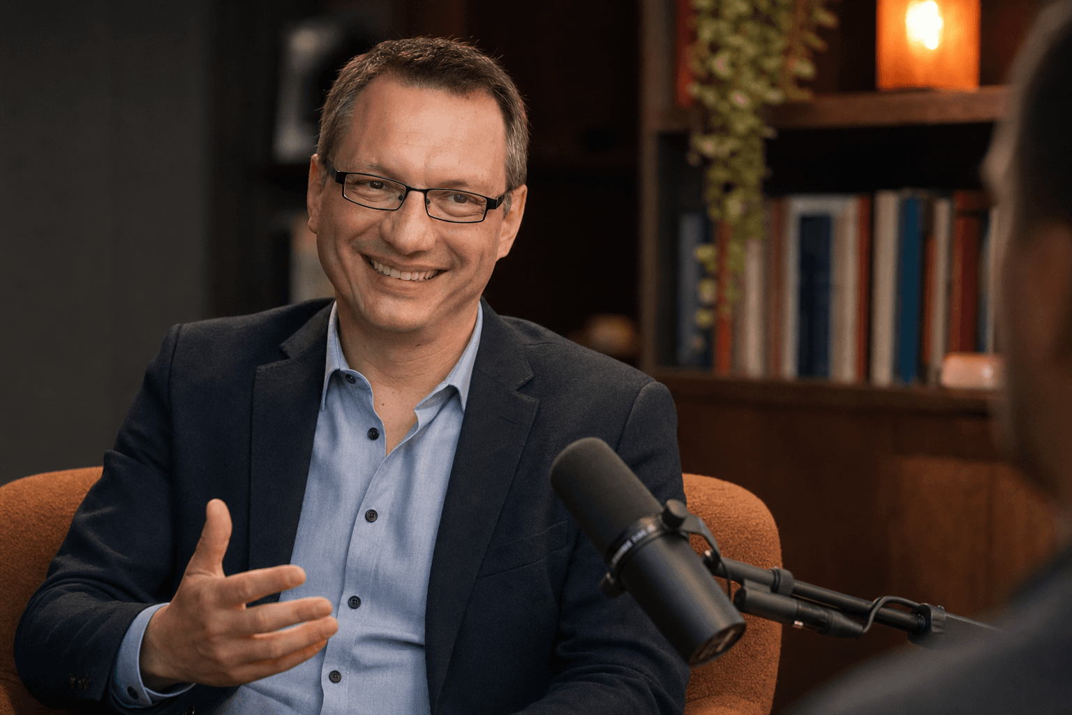 Mike on a podcast interview
